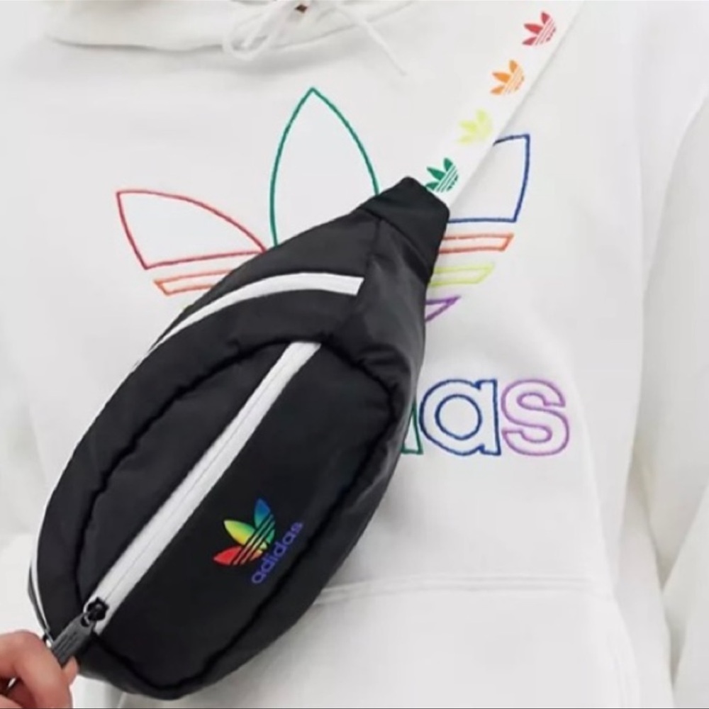 Adidas Originals Fanny Pack Belt Bag Black and Rainbow Ltd Prime Edition
